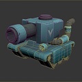 Sci-fi Tank Cartoon Tank Sci-fi Vehicle Sci-fi Vehicle World of Tanks Tank War Anime Tank 3d model