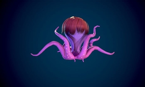 Octopus 3d model