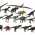 Modern Dinosaur Combination 3d model