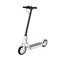 White And Black Electric Scooter With Modern Design And Two Wheels
