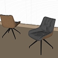 Modern office chair single chair 3d model