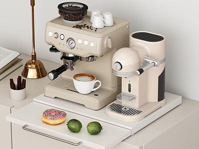 Coffee machine rack 3d model