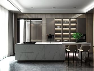 Modern Kitchen 3d model