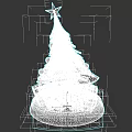 Christmas Tree Sculpture With Star Decorative Balls Gift Boxes Merry Christmas Happy New Year 2020