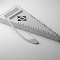 Traditional Wooden Dulcimer Musical Instrument With Metal Strings And Decorative Bow Design