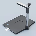 Public Facility Document Scanner With Adjustable Stand And Base For Office Use 3d model