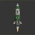 missile sci-fi weapon future weapon sci-fi equipment concept weapon next generation weapon next generation equipment 3d model