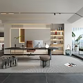 Modern study 3d model
