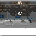 Modern Dark Toned Bar Interior With Stylish Counter Seating And Ambient Lighting