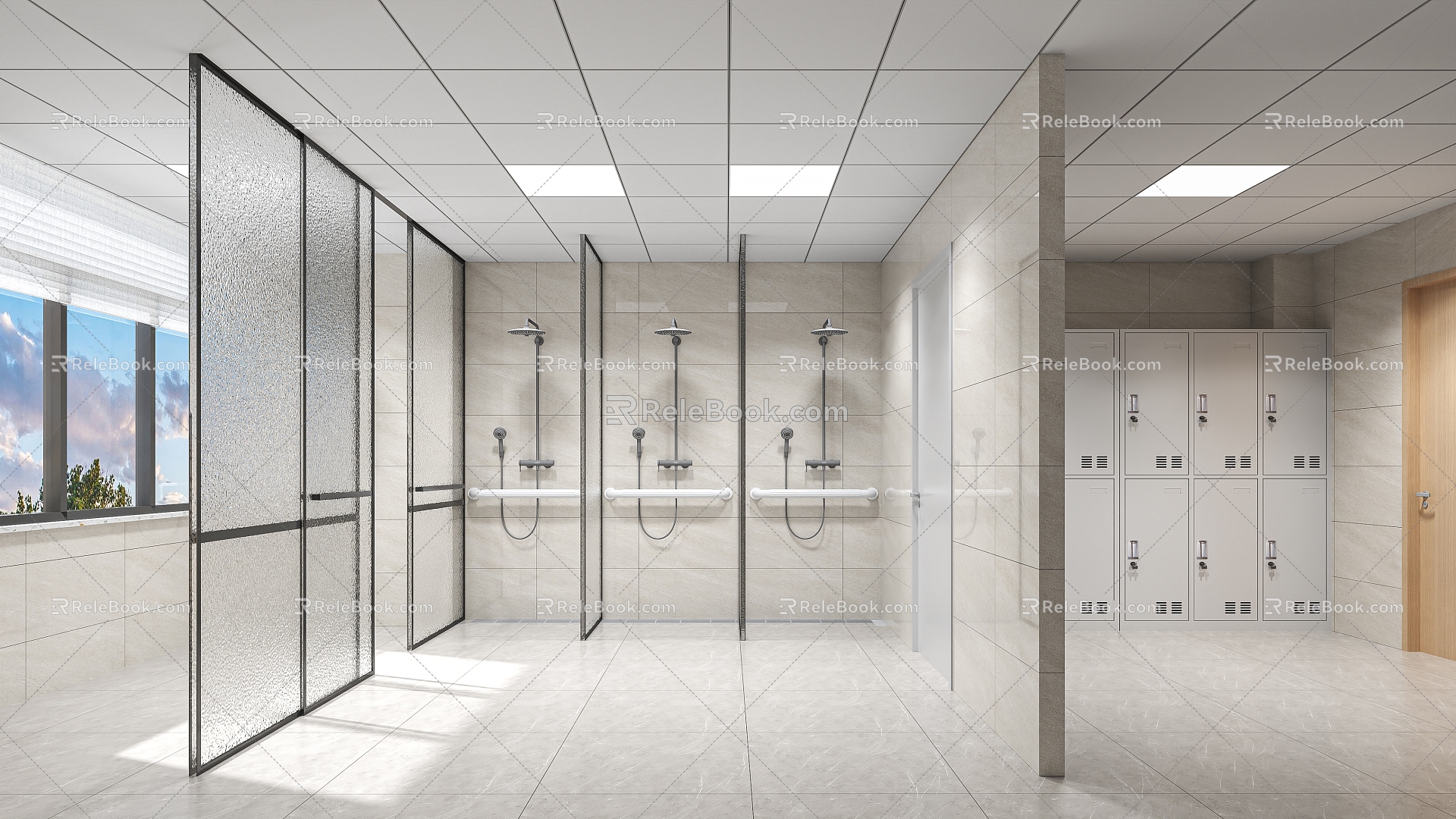 Shower 3d model