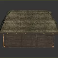 Traditional Thatched Roof Building With Wooden Walls And Rustic Design Elements