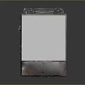 White Industrial Control Box Structure With Control Panel And Ventilation Slots