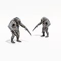 Anime Game Character Humanoid Monster 3d model