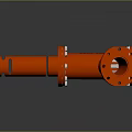 Red Martin Hardware Tool Industrial Pipe Fitting With Flange And Bolts
