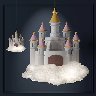 Castle Chandelier Modern Chandelier 3d model Castle Chandelier Modern Chandelier 3d model