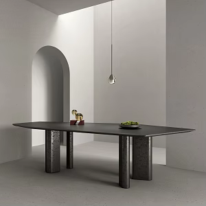 Modern dining table 3d model
