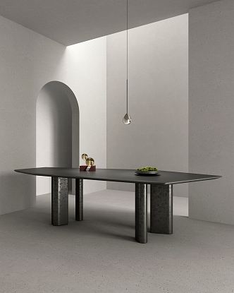 Modern dining table 3d model