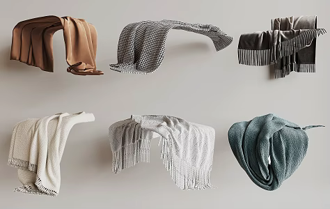 Modern Blanket 3d model