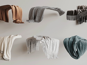 Modern Blanket 3d model