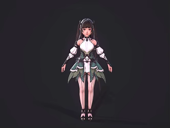 Little Girl Little Lori Game Character 3d model