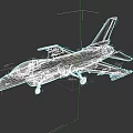 Detailed Gray Military Fighter Jet With SW Tail Marking And Landing Gear
