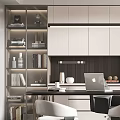 Modern study 3d model