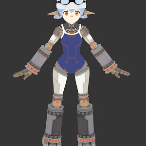 Anime Characters Female 3d model