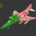 White Fighter Jet With Open Cockpit And Visible Seat On Dark Reflective Surface