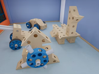 Fun Construction of Modern Toys 3d model