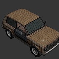 Rada Niva car 3d model