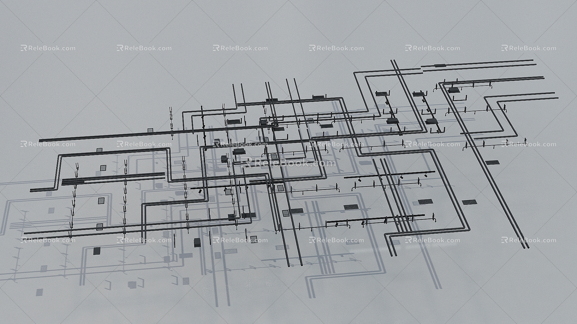 Roof pipe 3d model