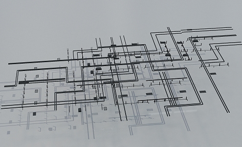 Roof pipe 3d model