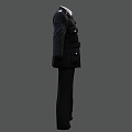 Fire Brigade Uniform Clothing Uniform Police Uniform Fire Fighting Uniform Team Clothing Fire Brigade Clothing Pants Tie 3d model