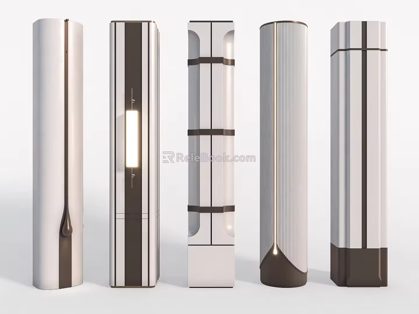 Modern Decorative Columns Pillar Architectural Columns Styling Columns Special-shaped Columns 3d model