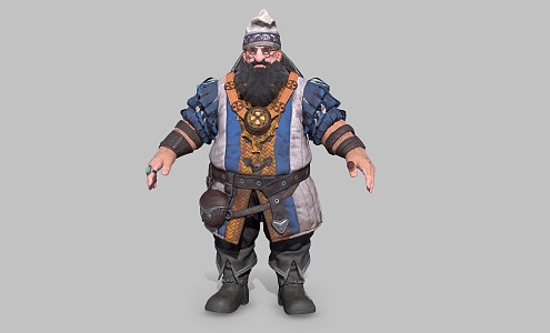 Uncle Dwarf 3d model