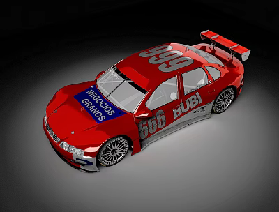 Car Car Racing Sports Car Rally Racing 3d model