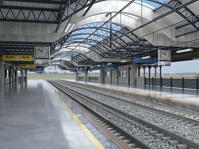 Platform 3d model