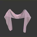 Stylish Elegant Soft Pink Silk Scarf Lightweight Flowy Fashion Accessory