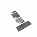 Spherical Components in Multiple Colors Displayed on Gray Tile Floor