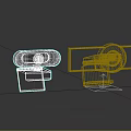 Projection Surveillance Devices With Modern Design Adjustable Stand And HD Monitoring Functionality