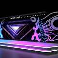 Colorful Stage Design 3d model