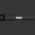 Modern Tactical Pistol Featuring Metal Construction Black Grip And Detailed Design