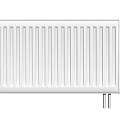 White Steel Central Heating Radiator With Modern Flat Panel Design For Home Heating Systems