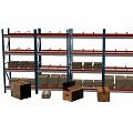 shelf express rack packaging 3d model
