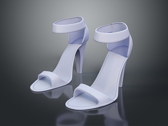 High Heels Stiletto Shoes Stiletto Heels Thick Heel Shoes Thick Heel Shoes High Heel Shoes Fashion High Heel Shoes 3d model