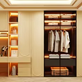 Wardrobe Design Wardrobe Effect Diagram Wardrobe Coat Cabinet Design Coat Cabinet 3d model