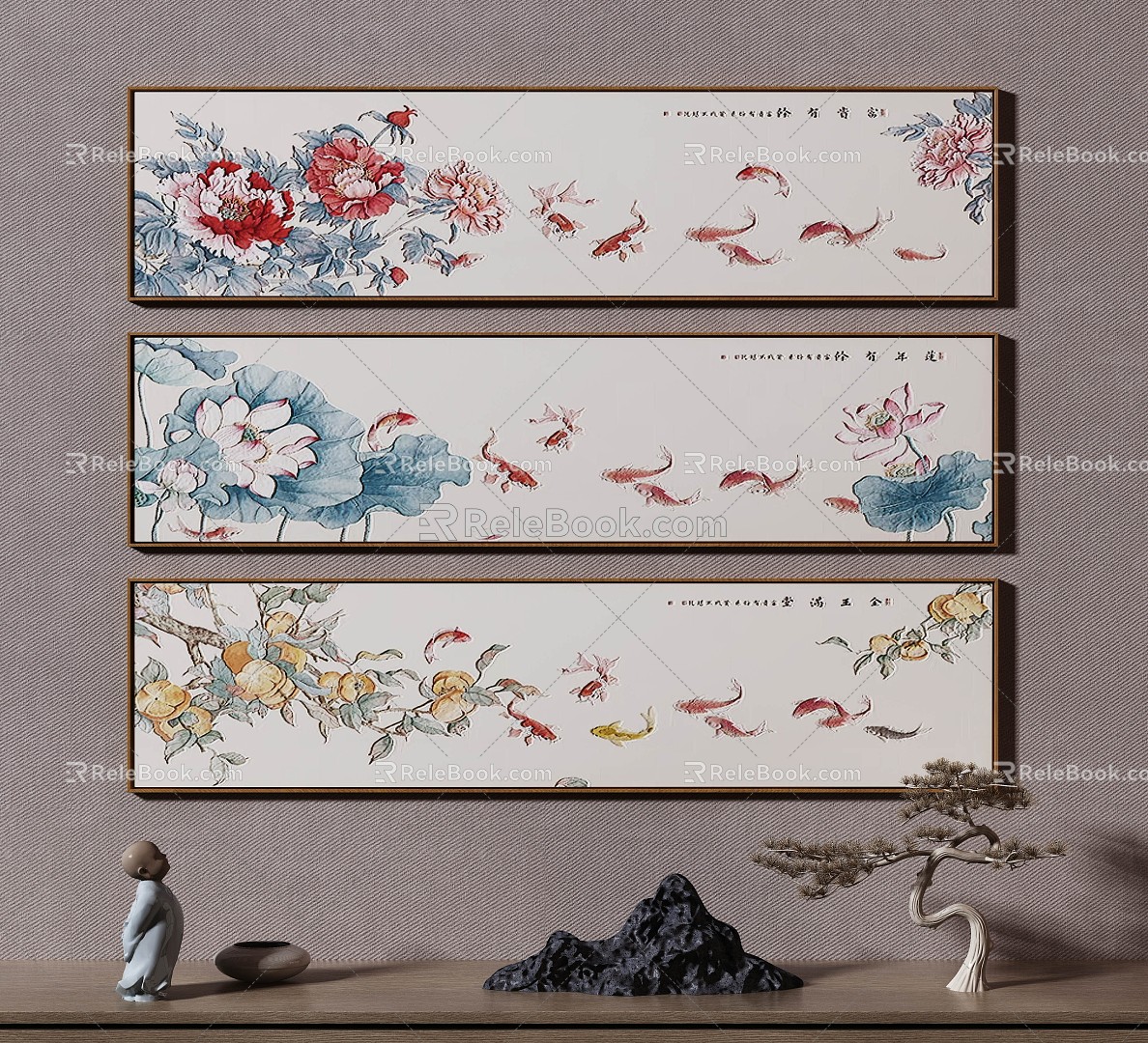 New Chinese Decorative Painting model