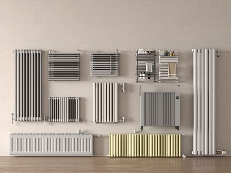 Modern radiator selection radiator heat sink heater electric towel rack 3d model