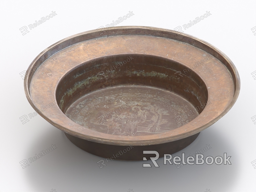 Basin Bronze Basin Copper Basin Iron Basin Antique Basin Antique Bronze model