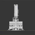 Concrete Batching Plant Building with Twin Mixing Towers Conveyor Belts and Hopper
